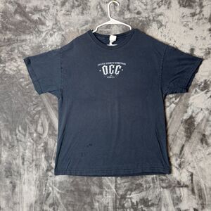 Vintage Y2K Orange County Choppers Short Sleeve Double Sided Shirt Size Large